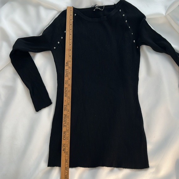 Vila Milamo Black Studded Sweater - Picture 6 of 7